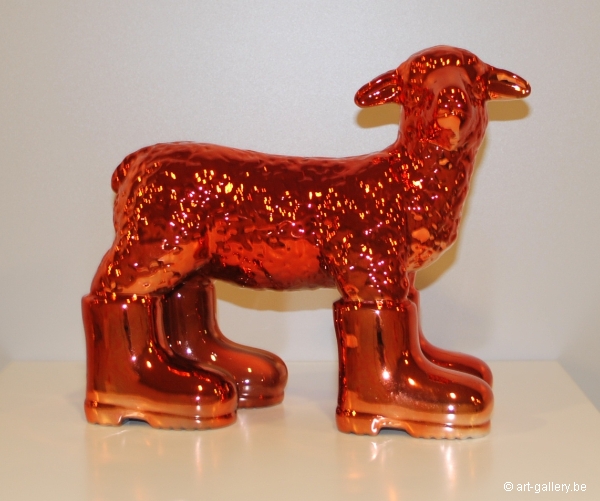 SWEETLOVE William - Cloned red porcelain lamb