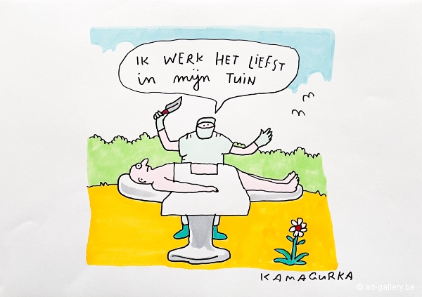 KAMAGURKA - Ik werk het liefst in mijn tuin