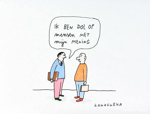 KAMAGURKA - Ik ben dol op mensen met mijn mening