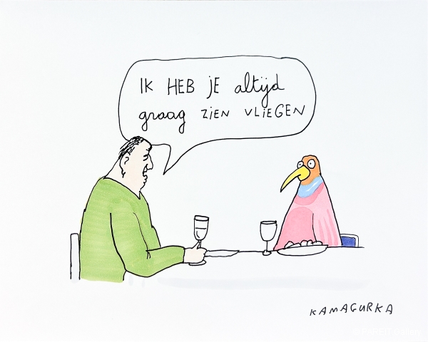 KAMAGURKA - Ik heb je altijd graag zien vliegen