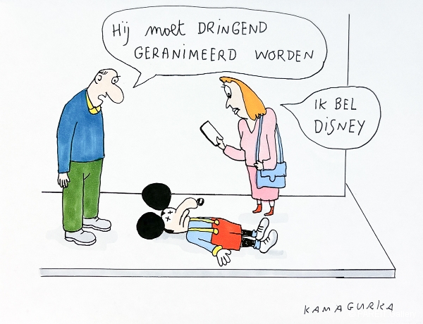 KAMAGURKA - Hij moet dringend geranimeerd worden