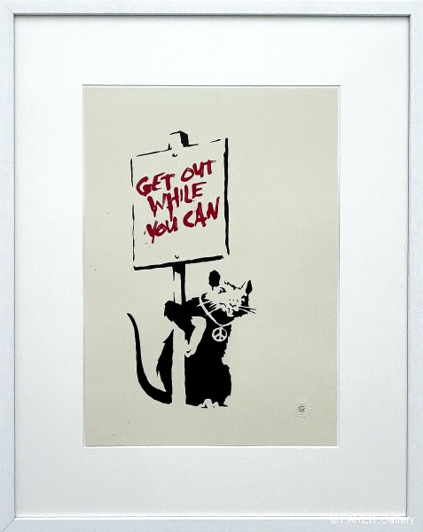 BANKSY - Get Out While You Can