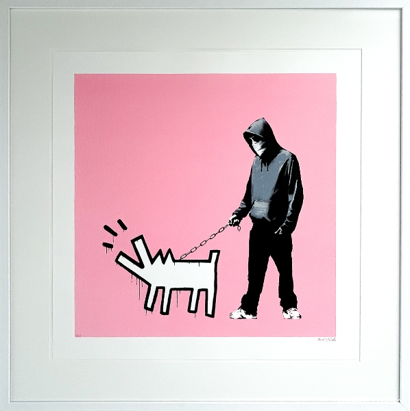 BANKSY - Choose Your Weapon (Bright Pink)