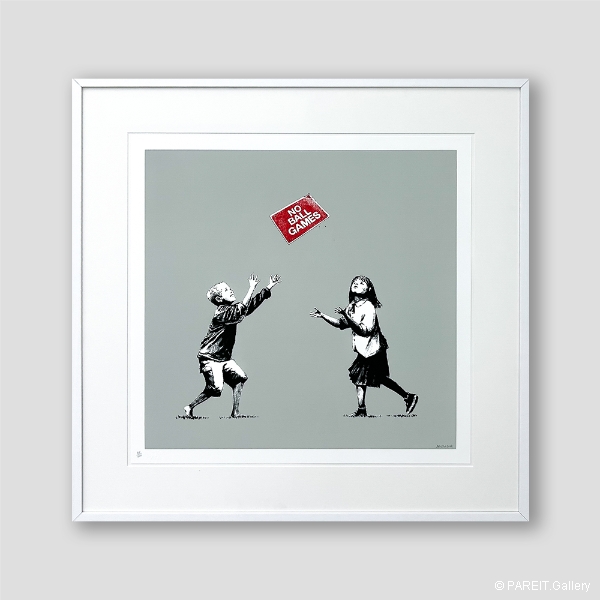 BANKSY - No Ball Games (Grey)