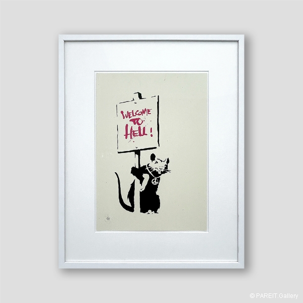 BANKSY - Welcome to Hell (Pink)