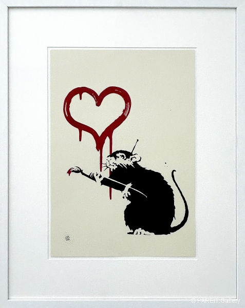 BANKSY - Love Rat