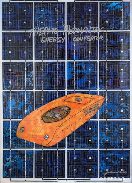 PANAMARENKO - Thermo photovoltaic cover map in plexi