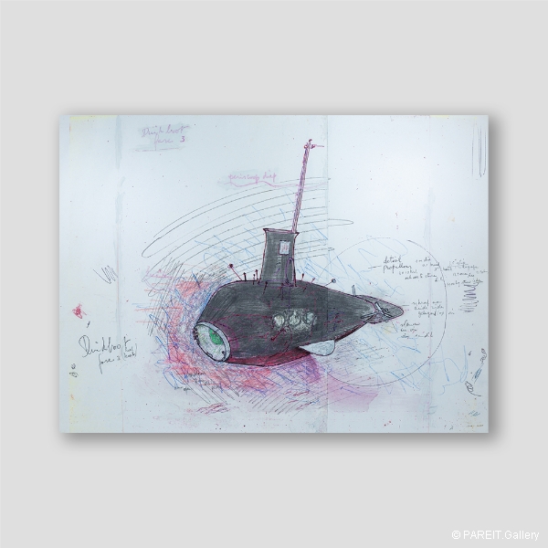 PANAMARENKO - Duikboot fase 3 XL op canvas