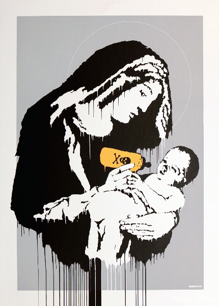 BANKSY - Virgin Mary (Toxic Mary)