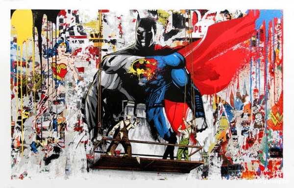 MR BRAINWASH - Batman vs. Superman