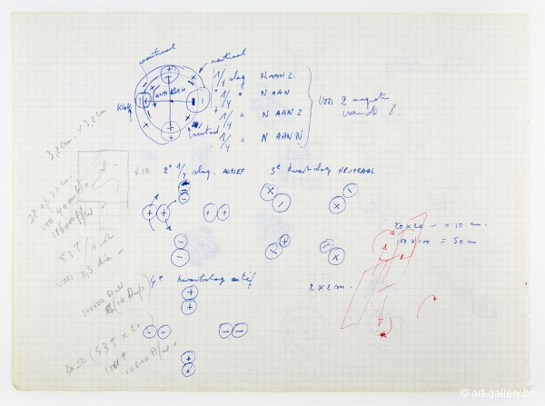 PANAMARENKO - Page du carnet de croquis 