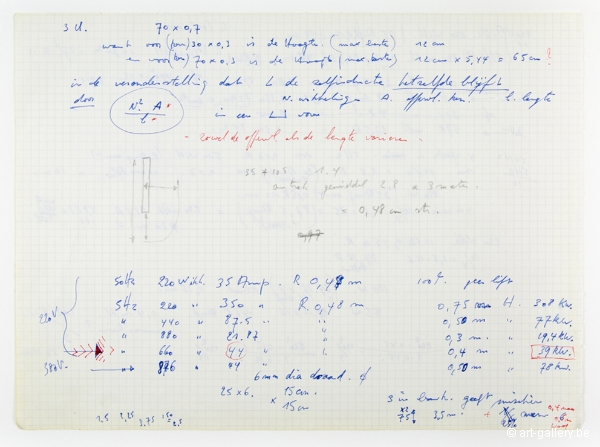 PANAMARENKO - Page du carnet de croquis 