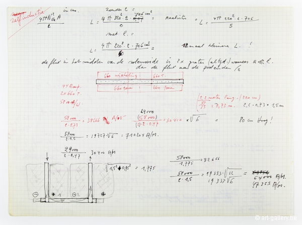 PANAMARENKO - Page du carnet de croquis 