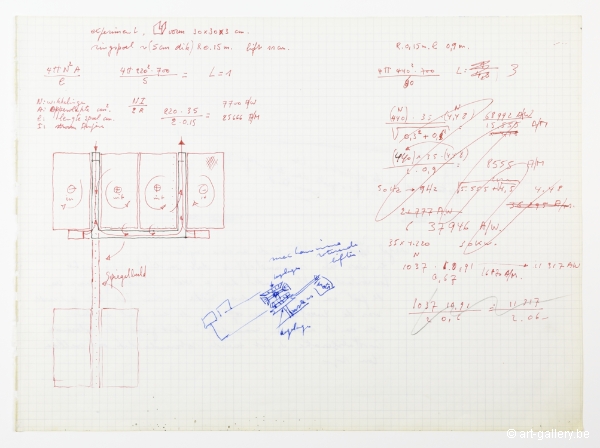 PANAMARENKO - Page du carnet de croquis 