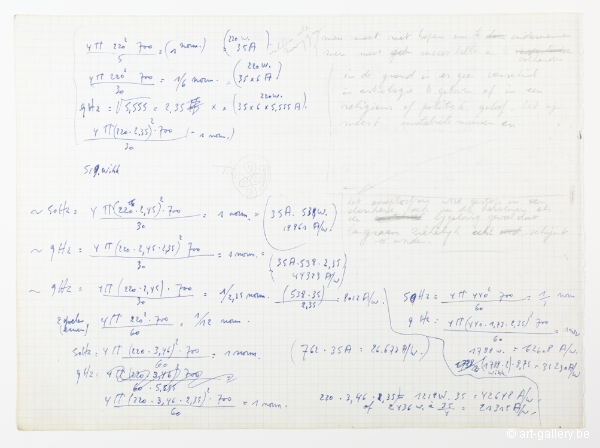 PANAMARENKO - Page du carnet de croquis 