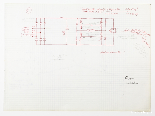 PANAMARENKO - Page du carnet de croquis 