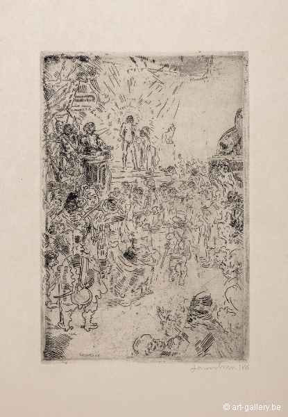 ENSOR James - Le Christ insult