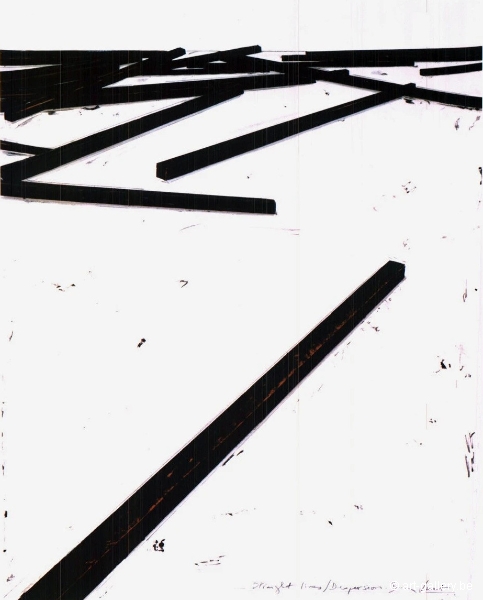 VENET Bernar - Straight lines - Dispersion