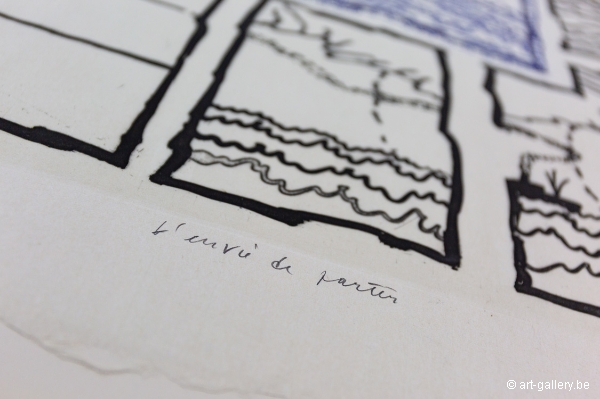 ALECHINSKY Pierre - L'envie de partir