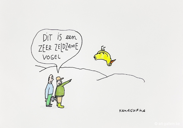 KAMAGURKA - Dit is een zeer zeldzame vogel